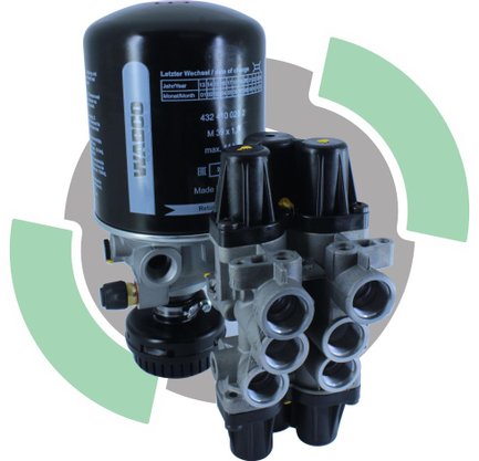 Unidade de processamento de ar wabco