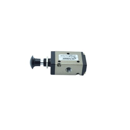 Válvula de Botão 5/2 Vias com Rosca 1/8" BSP