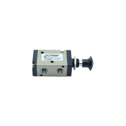Válvula de Botão 5/2 Vias com Rosca 1/8" BSP