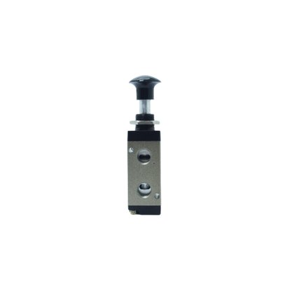 Válvula de Botão 5/2 Vias com Rosca 1/8" BSP