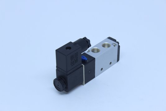 Válvula solenóide 5/2 vias 1/4 24 vdc fluir