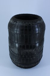 Bolsa pneumática cilindrica dianteira para ônibus scania