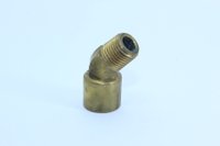 Cotovelo macho/fêmea 45° 1/4 npt