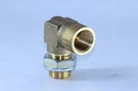 Cotovelo macho / fêmea c/ contra porca m16