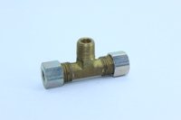 Tee macho central 1/4 x 1/8 npt