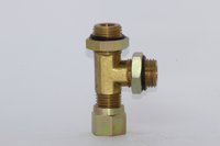 Tee tubo macho/macho 8mm x m16 x m16