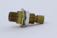 União de anteparo 3/8 x 1/2 npt