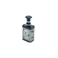 Válvula de Botão 5/2 Vias com Rosca 1/8" BSP