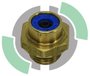 Conector roscado m16 x 1,5mm tubo 6mm