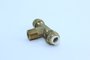 Tee macho central tubo 1/4 x rosca 1/8 npt