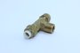 Tee macho central tubo 1/4 x rosca 1/8 npt